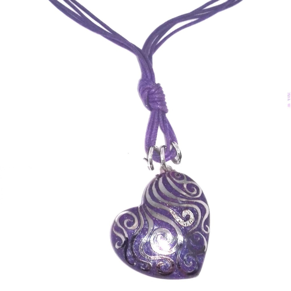 Made in Italy hand made Enamel, Diamonds Necklace.